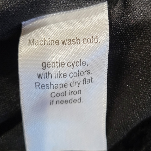 Coldwater Creek Black Netting skirt - Picture 7 of 8